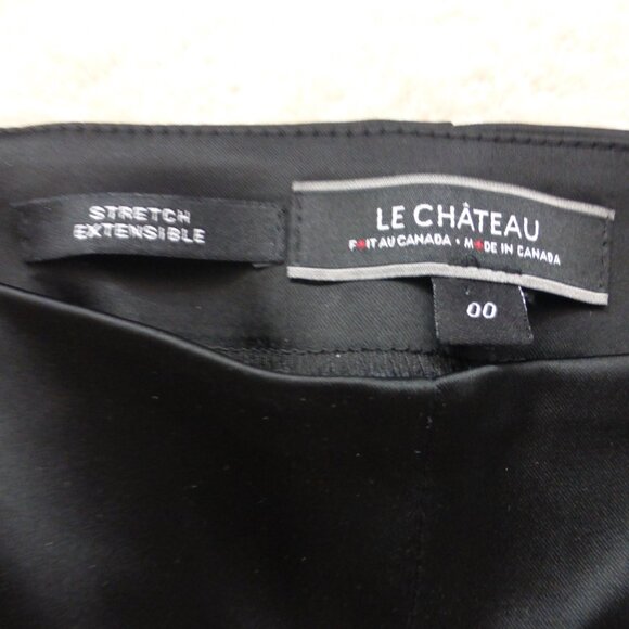 LE CHATEAU black satin dress pants - Picture 4 of 14